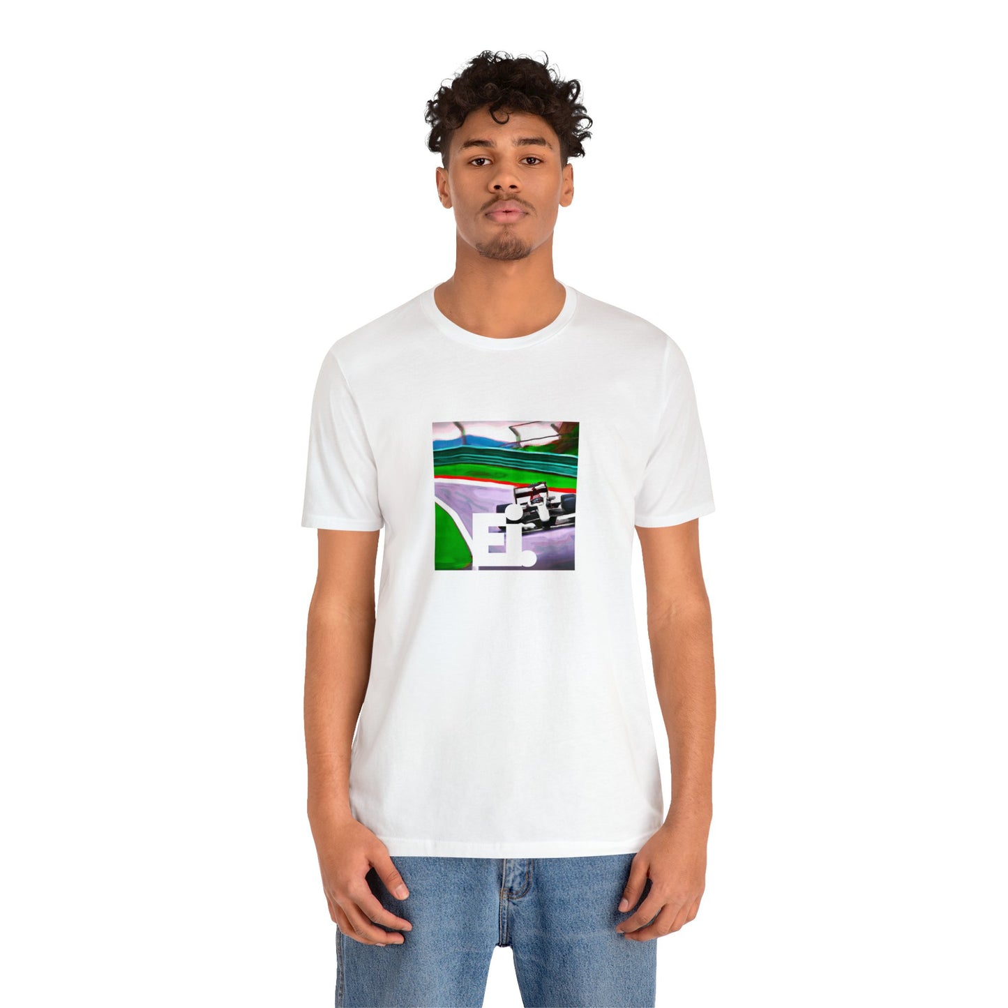 Gianni Francesco, a renowned streetwear designer from Italy in the mid-90s. He gained fame for his bold and daring styles, often combining various elements from European and American fashion. His clothes often involved bright colors, loud-Tee