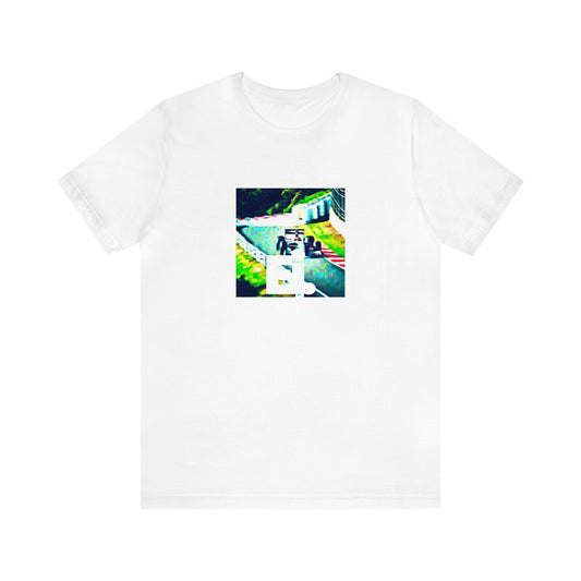 Federica Agostini, an Italian streetwear designer from the 1990s. She was known for her edgy, experimental designs, using bold and daring fabrics to create vibrant and unique streetwear pieces. She was ahead of her time-Tee