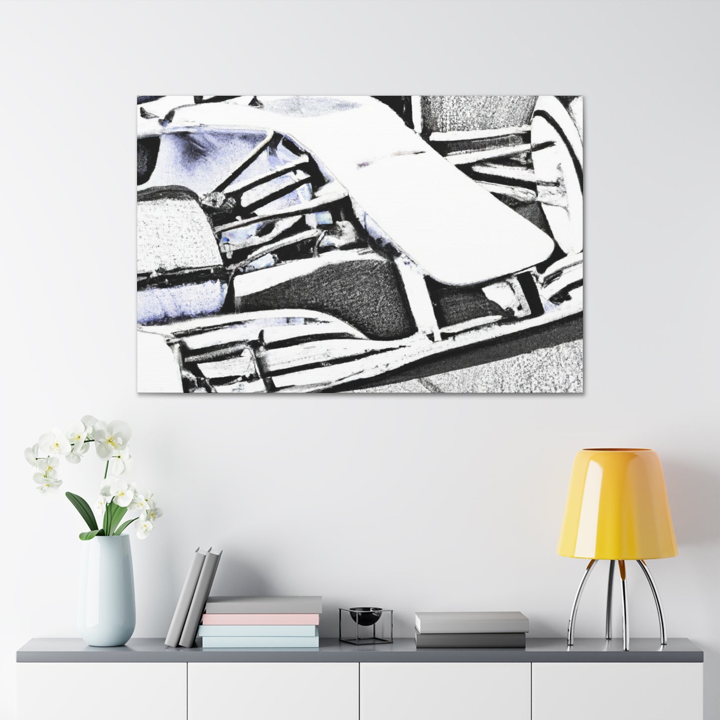 Purple Zellefaxina-canvas