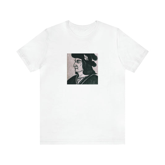 Luca Bellini, an Italian streetwear designer from the 1990s from Verona, Italy. He was known for his daring designs that pushed the boundaries of traditional fashion and often featured bold colors, bold prints, and unique cuts. He-Tee