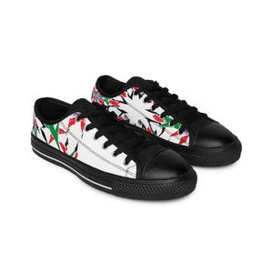 Sebastian Garrido, a renowned Spanish shoemaker from the 16th century who made custom-made shoes for the royal family. He was known for his innovative techniques and mastery of utilizing leather from the best Spanish bulls. His-low top