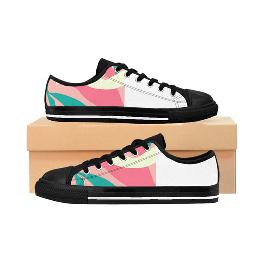 Manuela de los Santos, an innovative Spanish shoe designer from the late 1500s. Born in a small village in central Spain, she was raised with an eye for craftsmanship and dedication to her art. After training with the best cob-low top