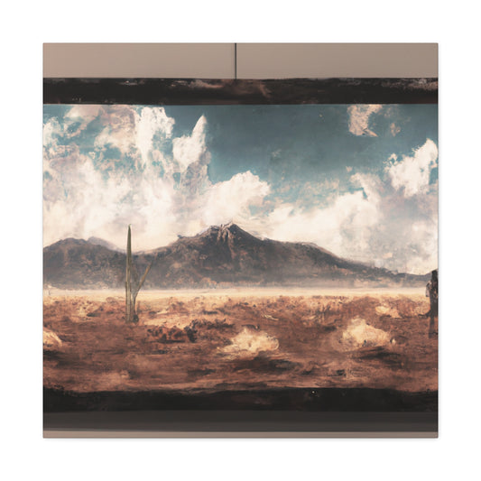 Curly Pricklywater-canvas