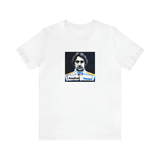 Giovanni Rossi, a famed Italian streetwear designer in the 1990s. With a passion for combining stylish Italian flair with street-inspired designs, Giovanni found success when his first line debuted in 1995. His pieces were usually vibrant and eye-Tee