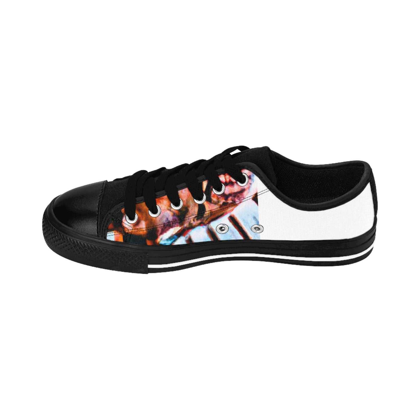 Miguel Vela, a renowned Spanish shoe designer from the late 1500s. He was renowned for his detailed and carefully crafted shoes, which were influenced by his mother's love for intricate embroidery and traditional Spanish designs. He paid-low top