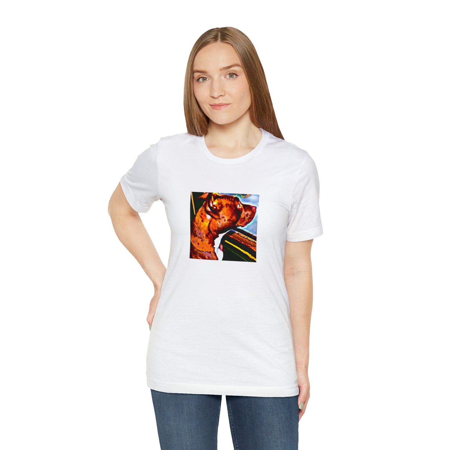 Sofia Pamilozzi, a female streetwear designer from Milan, Italy in the 1990s. Her edgy and stylish designs often featured graphic prints in bold colors, combined with intricate cutouts, making her clothes stand out among the-Tee