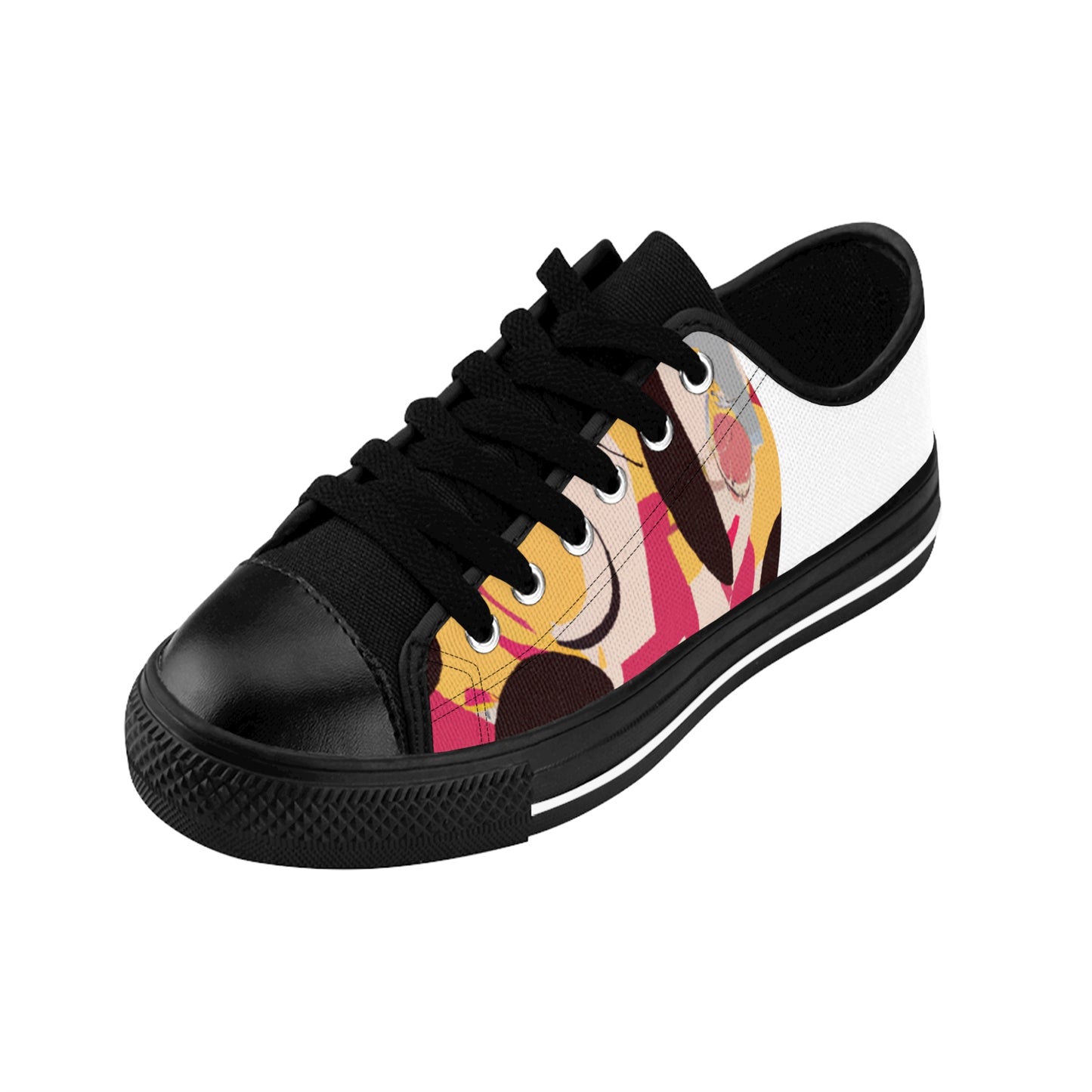 Juan Arce, a male shoe designer from Spain in the 1500s. He was renowned for his intricate designs, with lavish detailed stitching along the sides and tops of his shoes. He took inspiration from the Moorish influence in Spain and-low top