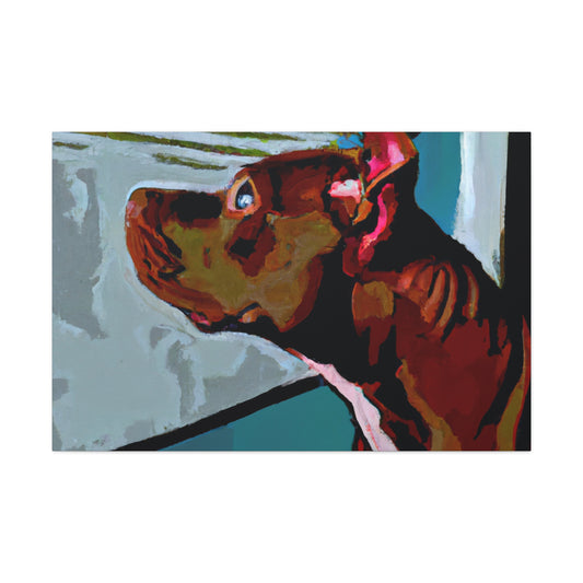 Gustavo Celestia, the Renaissance Painter.-canvas