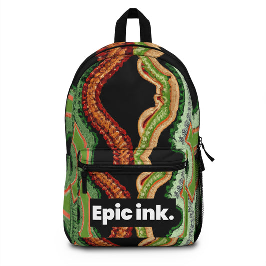 Artist Esmerée de Gandelon-backpack
