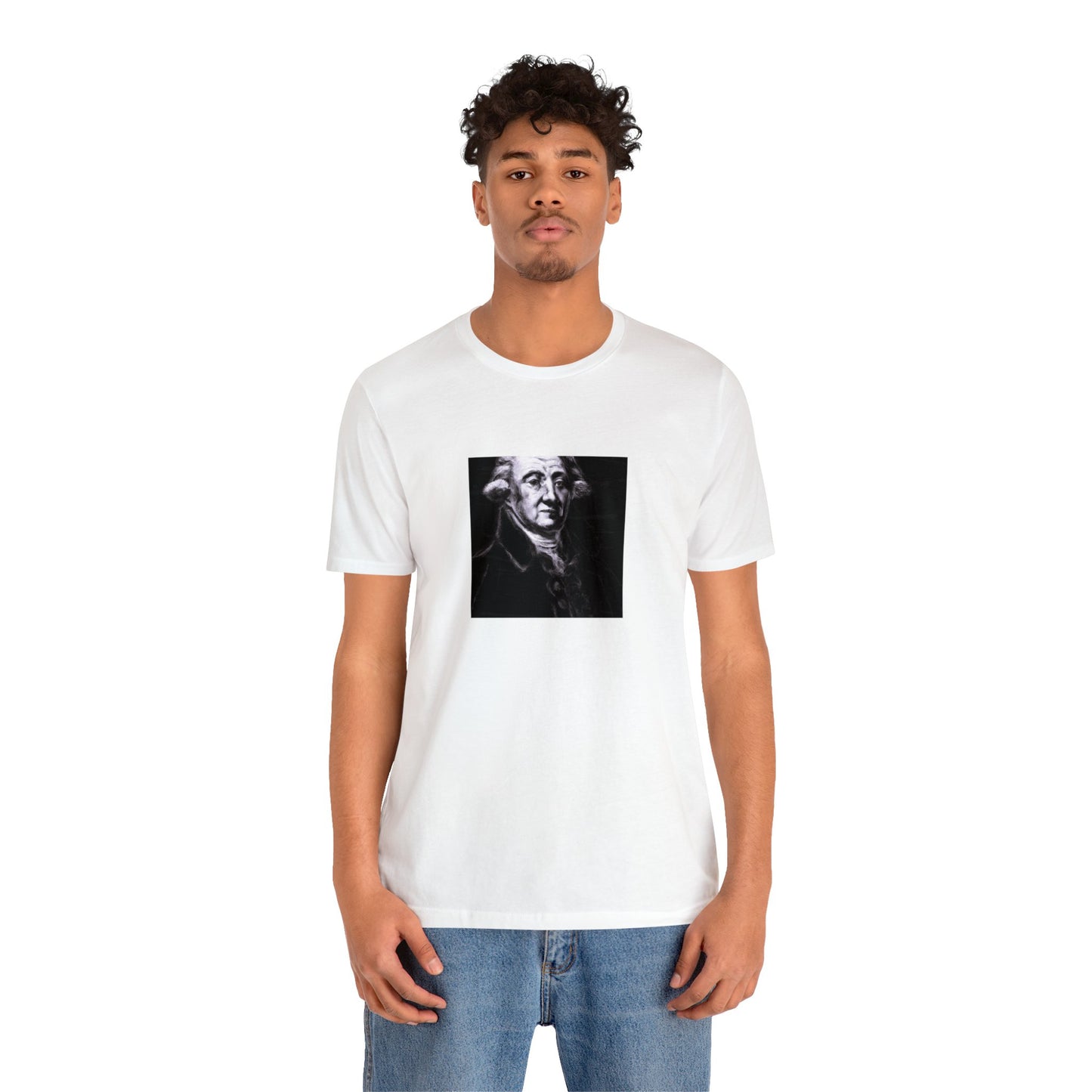 Giuseppe Marino, an eccentric Italian streetwear designer from the 1990s. His pieces often featured unconventional materials, vibrant colors, and daring silhouettes. He quickly gained fame in Italian fashion circles for his avant-garde designs,-Tee