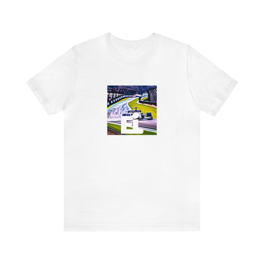 Marielle Gianunzio, a female streetwear designer from Rome, Italy in the 1990s. She specialized in creating bold, eye-catching pieces with bright, vibrant colors and loud prints that made her designs stand out on the-Tee