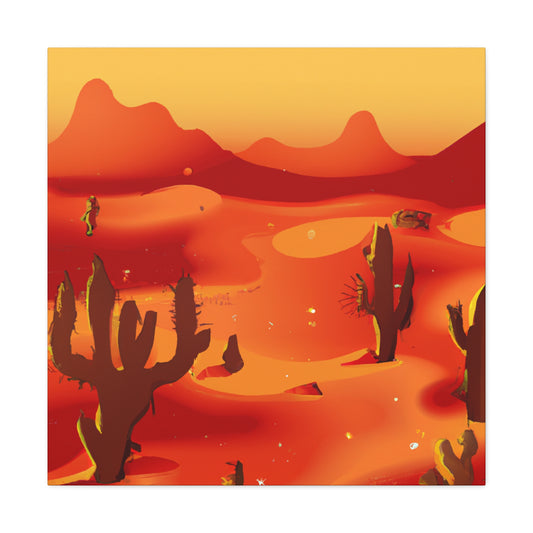 Wild West Painter Berta Banks-canvas