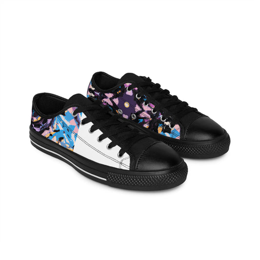 Magdalena de la Peña was an innovative shoe designer from Spain in the 1500s. She was a renowned expert of leather, velvet, and exotic fabrics and created some of the most sought-after shoes of her time. With her-low top