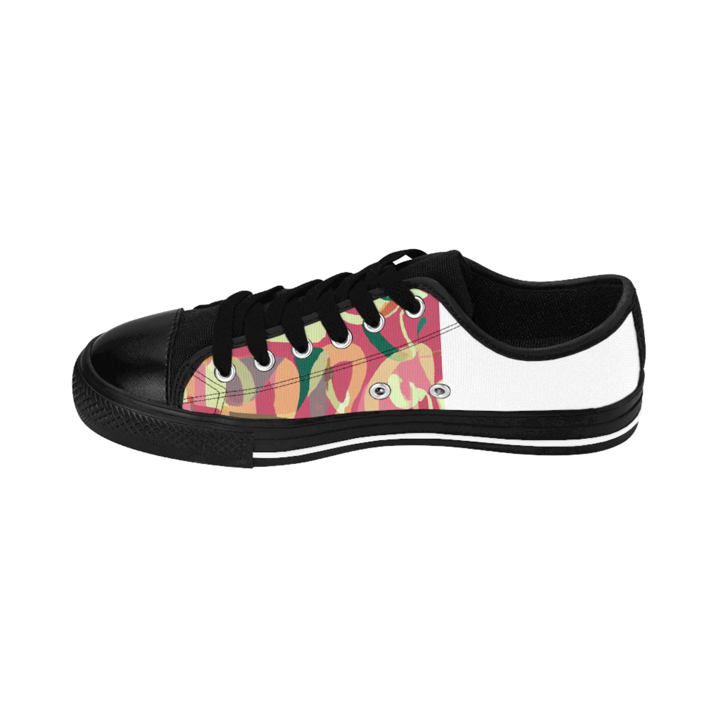 Manuela de López, an ambitious and inventive shoe designer from the 1500s in Spain. She is well-known for her unique and hand-crafted designs that feature feminine and intricate details like intricate beading, detailed stitching,-low top