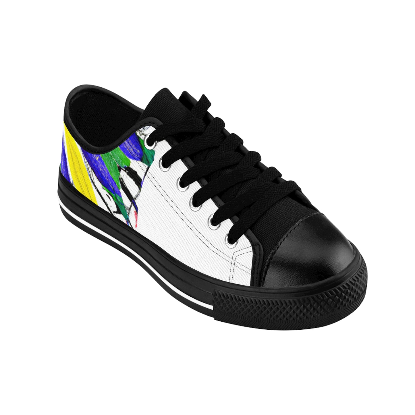 Mariano de la Cruz, a male shoe designer from the 1500s in Spain. He was renowned for his use of exotic materials like silk and velvet in combination with locally sourced leathers and was known for working quickly, creating beautiful intricate-low top