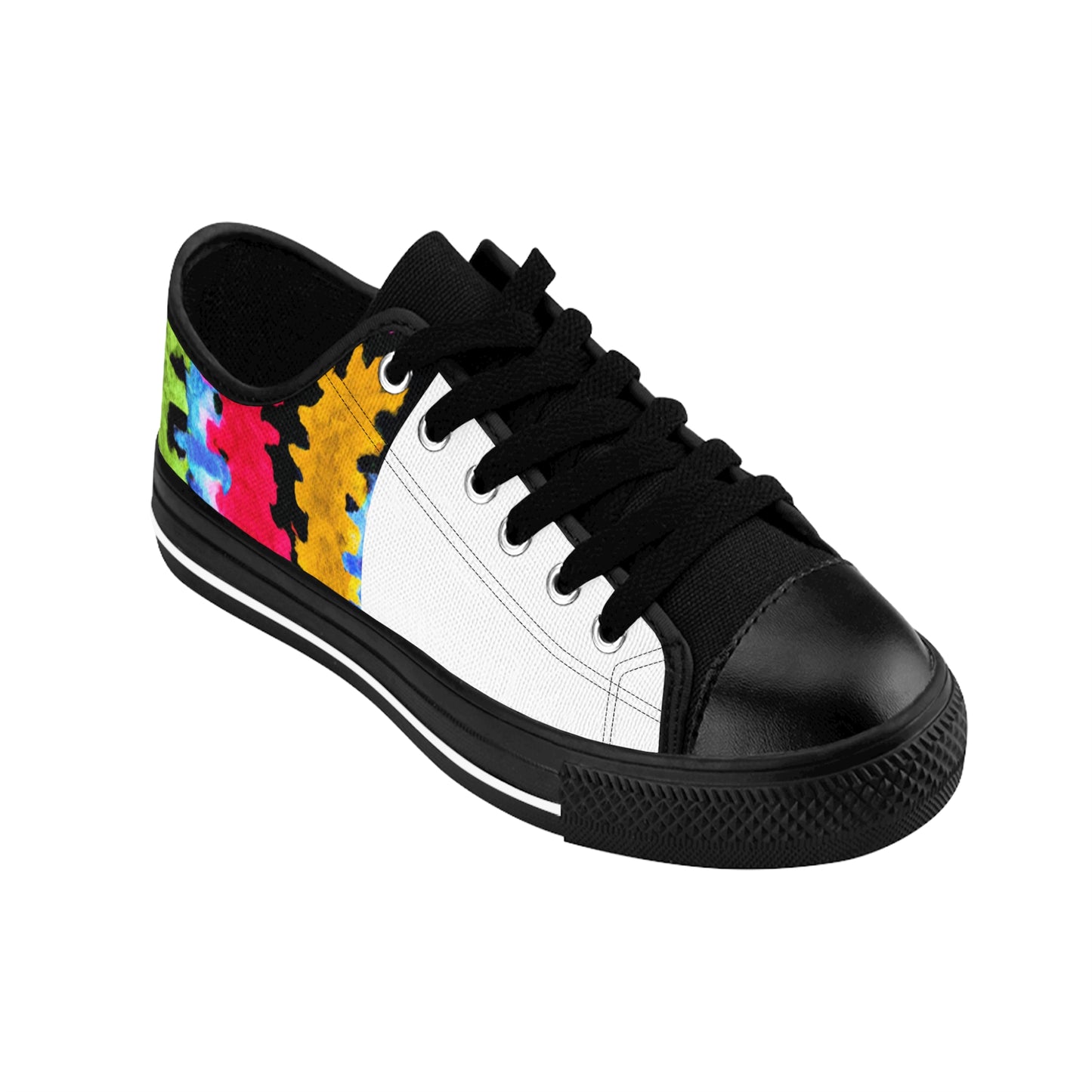 This shoe designer is Enrique Altamira, a master of craftsmanship from sixteenth-century Spain. He specializes in creating intricate, handcrafted designs from the finest materials available. His most iconic shoe, the Alta Flors, features-low top