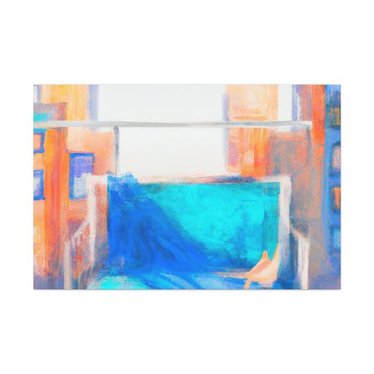 Famed Baroque artist, Dianalena Gossamer.-canvas