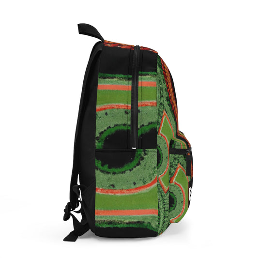 Artist Esmerée de Gandelon-backpack