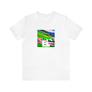 Gianni Giannelli (pronounced john-ni john-elli) was an Italian streetwear designer in the 1990s who was renowned for his bold, bright colours and irreverent details. His clothes were unapologetically vibrant-Tee