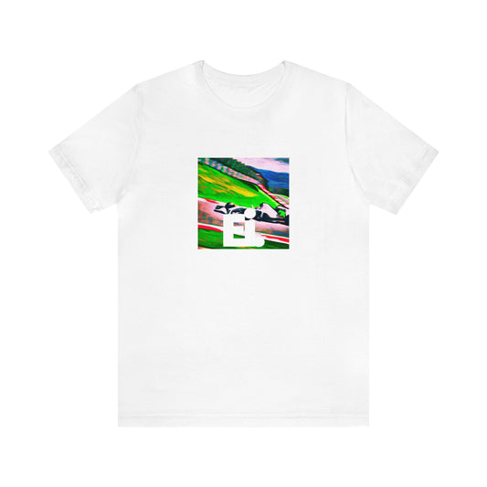 Gianni Giannelli (pronounced john-ni john-elli) was an Italian streetwear designer in the 1990s who was renowned for his bold, bright colours and irreverent details. His clothes were unapologetically vibrant-Tee