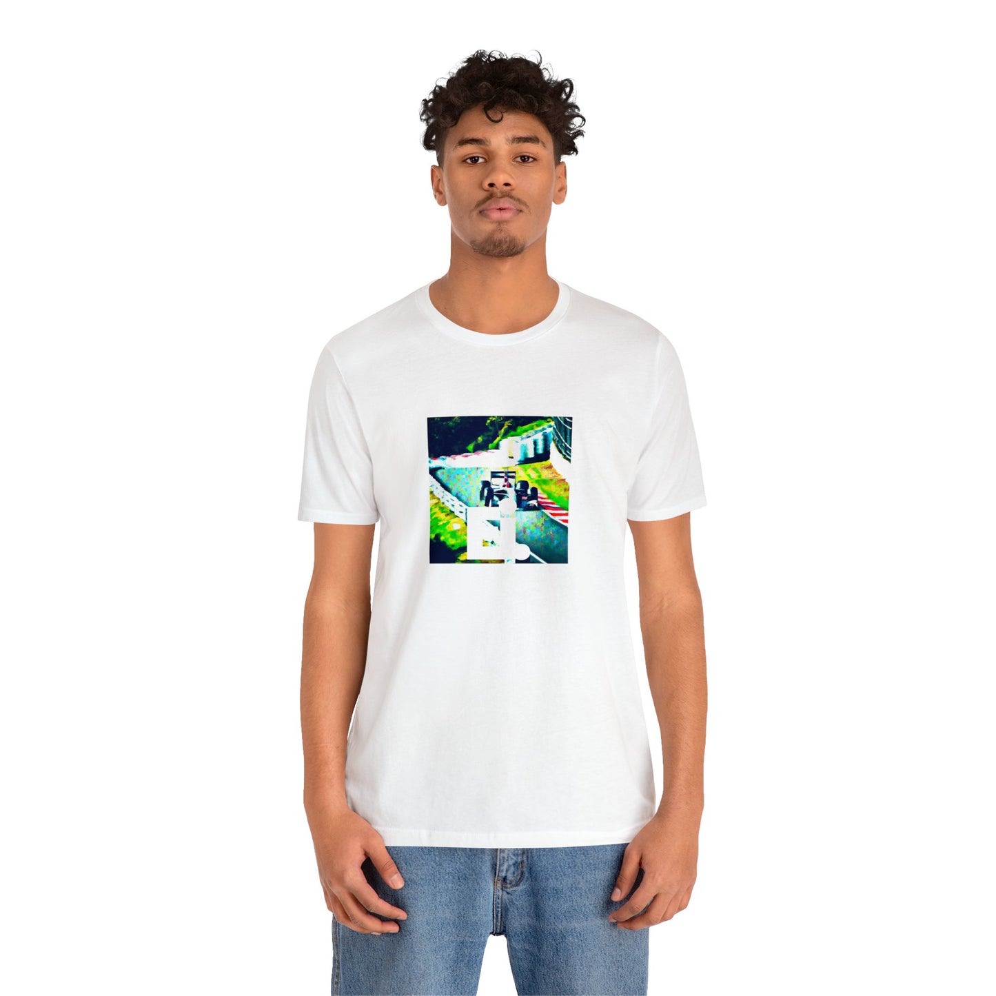 Federica Agostini, an Italian streetwear designer from the 1990s. She was known for her edgy, experimental designs, using bold and daring fabrics to create vibrant and unique streetwear pieces. She was ahead of her time-Tee