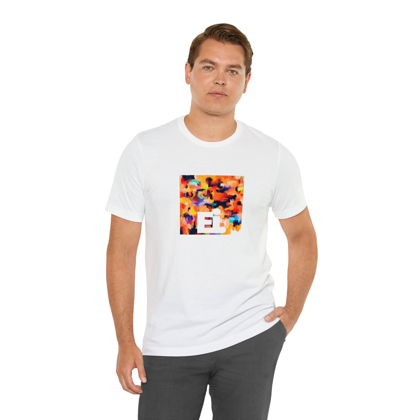 Giorgio Renaissance—a male Italian streetwear designer from the 1990s. He was known for his signature style of bold, street-inspired designs featuring old-world Italian craftsmanship and crafty detailing. He often incorporated unique illustrations and-Tee