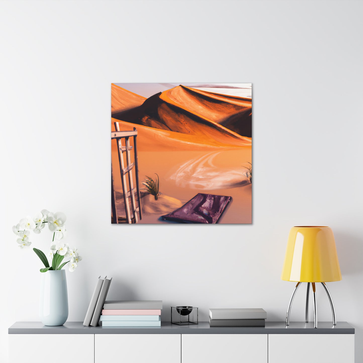 Quincy Highlands, the Artist of the Canyons.-canvas
