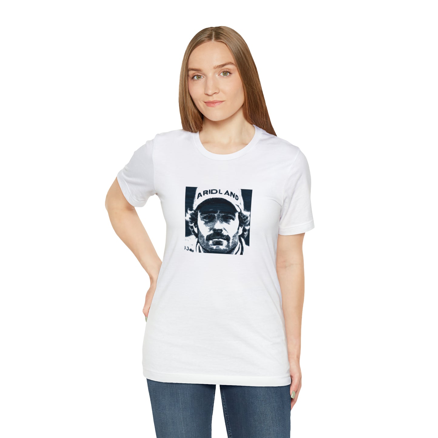 Marco Ricci, an Italian streetwear designer from the 1990s, is renowned for his grunge-inspired designs. His signature look features bold prints with a unique mix of textures, juxtaposing leather and denim for an unpredictable edge. His-Tee