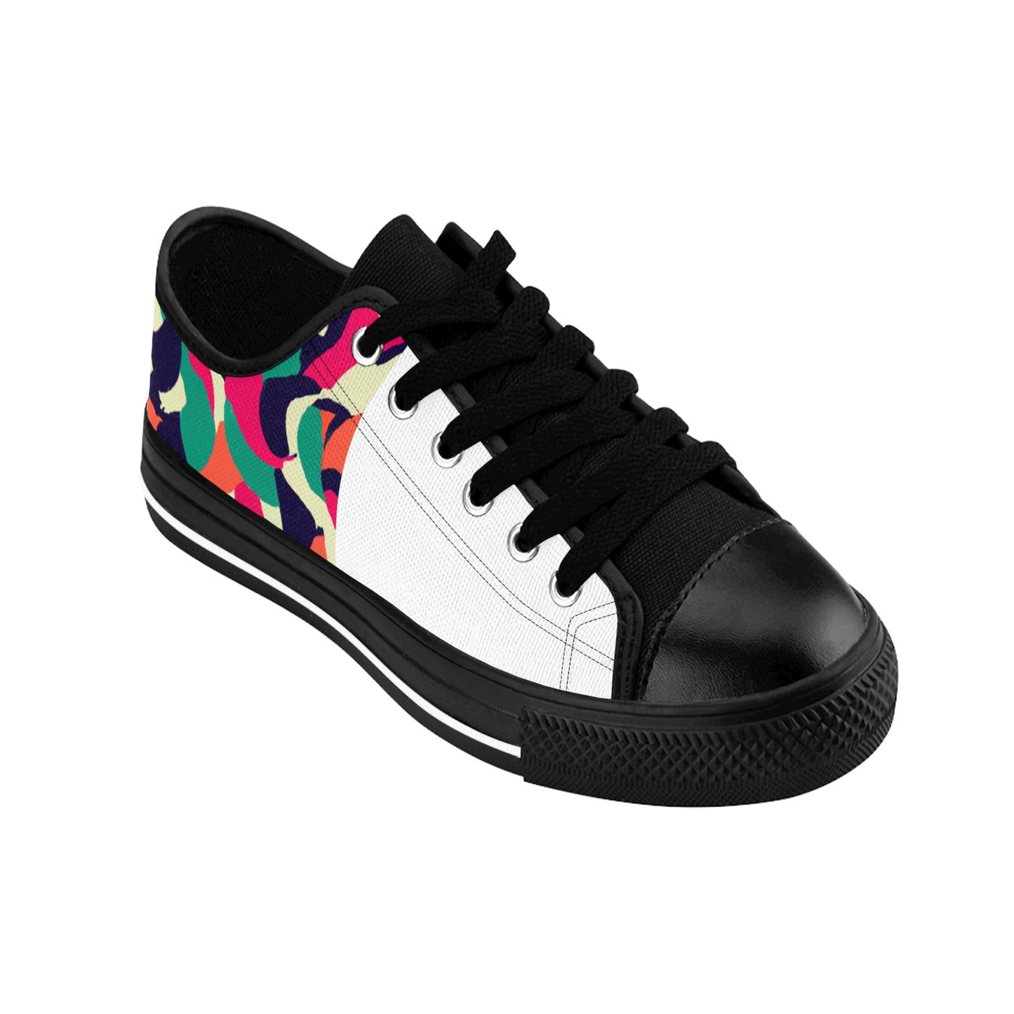 Matilda de la Fuente – female
Matilda was a pioneering shoe designer from 16th century Spain. She was known for her unique, colorful designs and craftsmanship, which featured intricate embroidery and beading to create memorable-low top