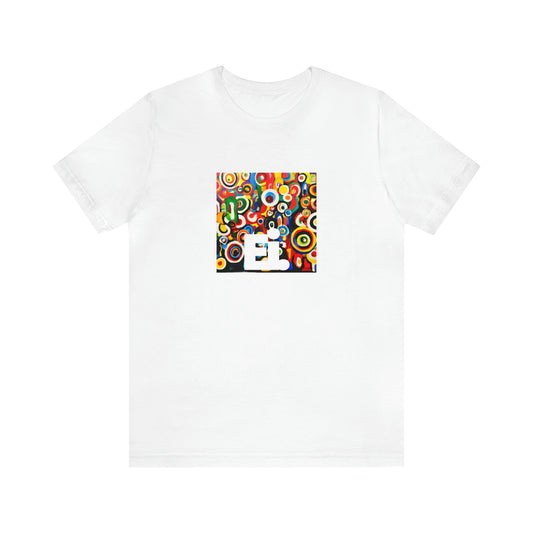 Giulia Capella, a female streetwear designer from Rome, Italy. She was inspired by the vibrant colors, vibrant street art, and unique style of the 1990s Italian youth culture. Her designs are known for their bold, creative designs-Tee