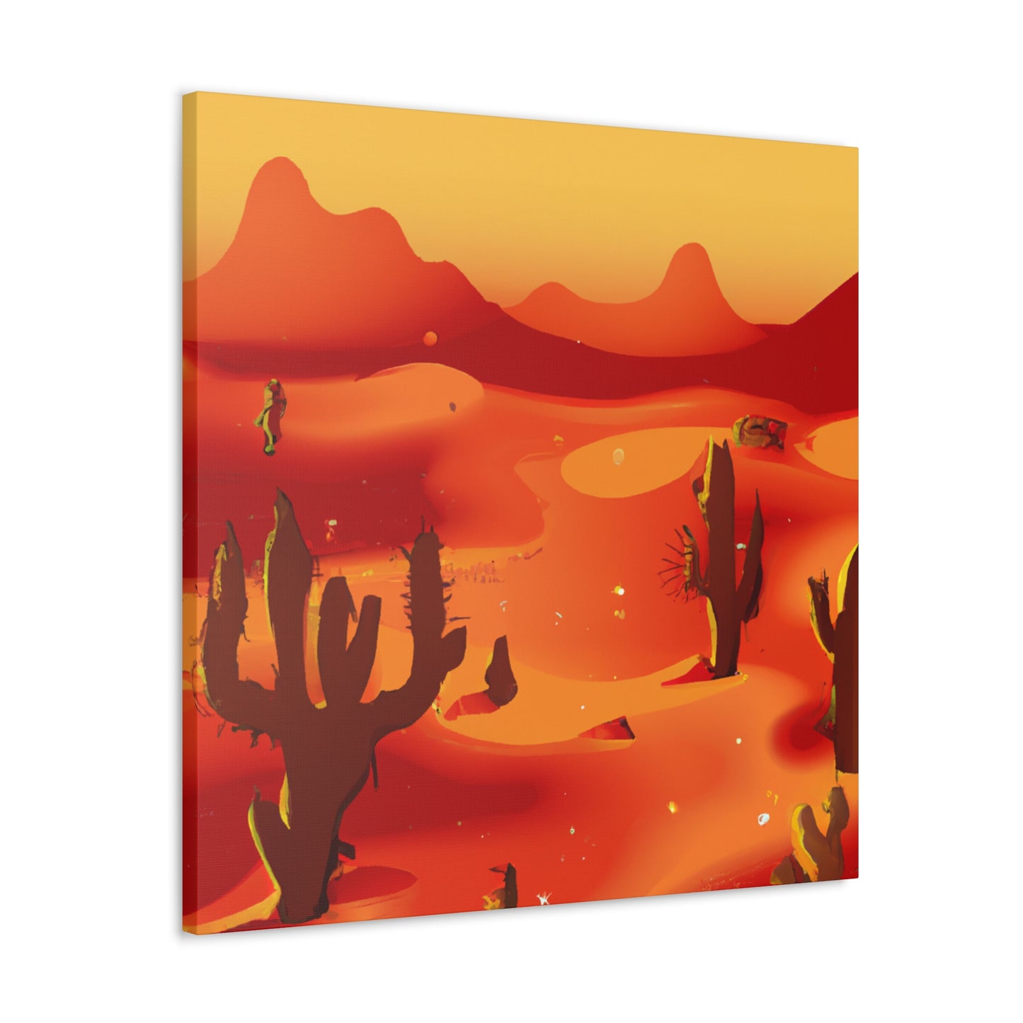 Wild West Painter Berta Banks-canvas