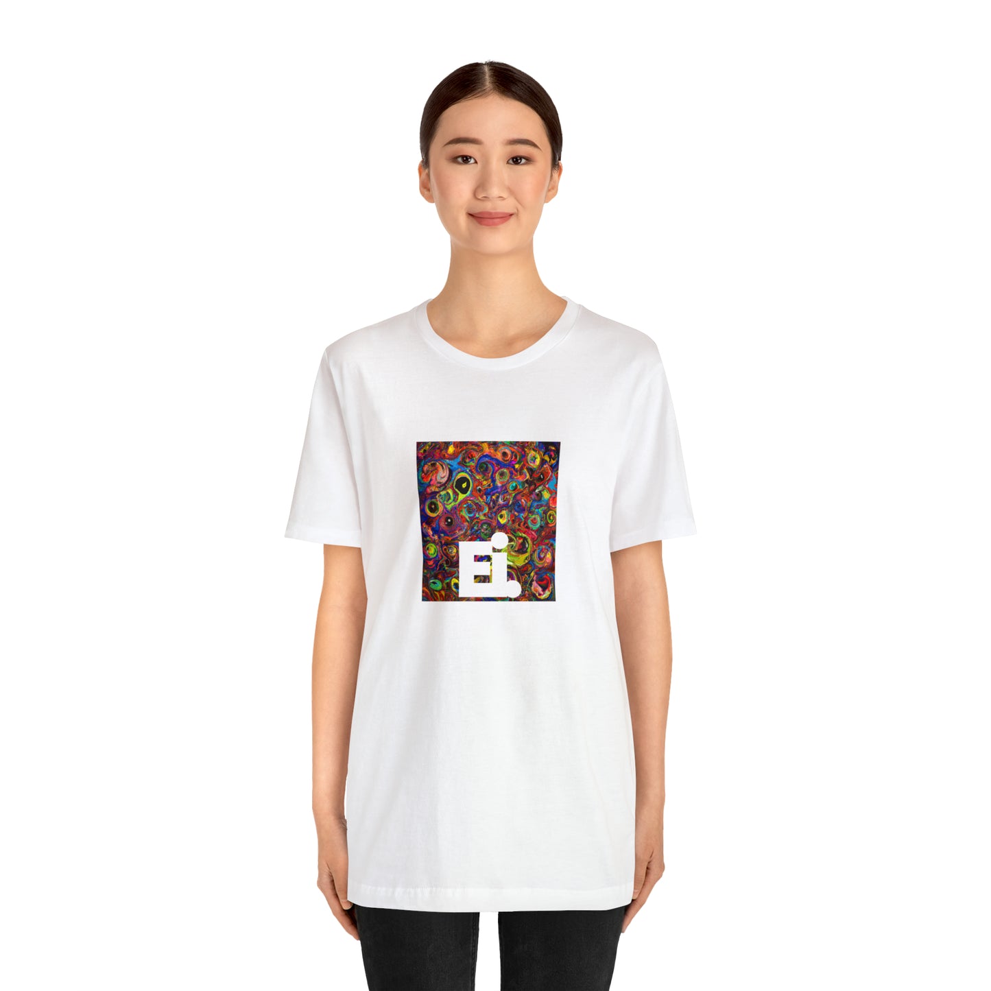 Giulietta Fabrizio, an Italian streetwear designer from the early 90s, is the mastermind behind the hugely popular G.F. Clothing line. Her designs are instantly recognizable: bold, bright colors, angular lines, and-Tee