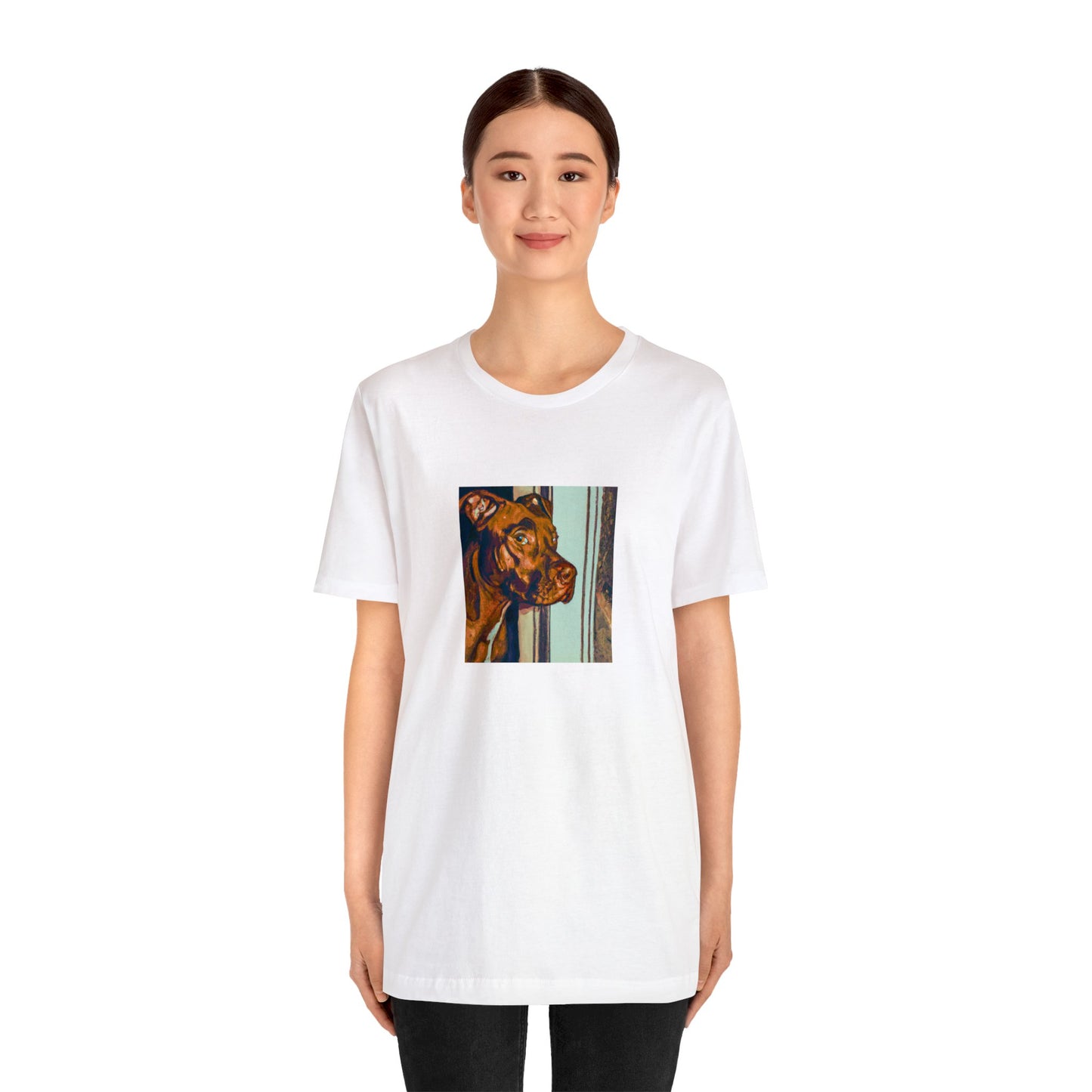 Francesca Romano, a female streetwear designer from Milan, Italy in the 90s. She was known for her bold use of colors and modern designs, creating standout ensembles for the generation of fashion-forward youth in her-Tee