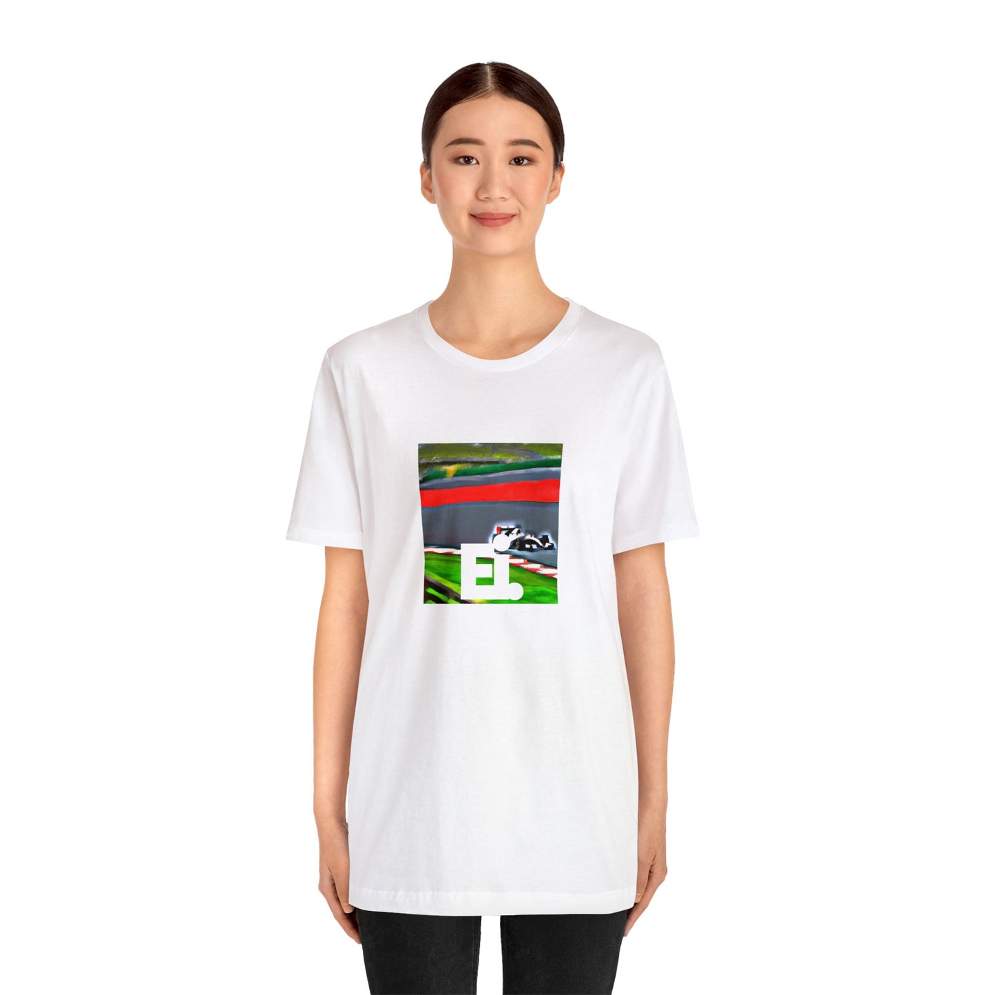 Hans Volante, a male Italian streetwear designer from the 1990s. He was known for his bold, innovative designs inspired by Italian street style, incorporating bright colors, whimsical prints, and daring silhouettes. His artwork often featured-Tee