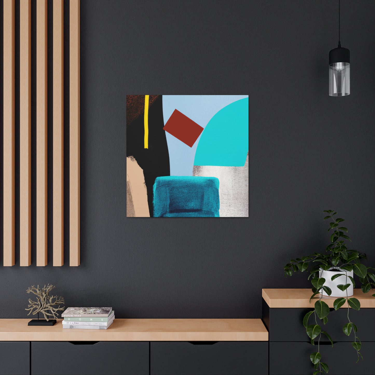 Varda Vermillion-canvas