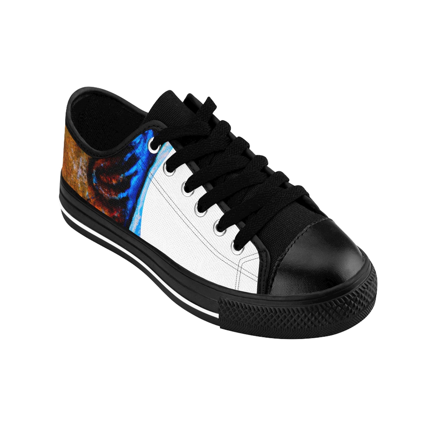 Abrahamio Trujillo, the master shoemaker of 16th century Spain. He specialized in creating magnificent shoes made from the finest leather, studded with bright gemstones. His one-of-a-kind creations were highly sought-low top