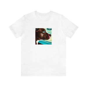Mario Ortolano, a male streetwear designer from Italy in the 1990s. He was known for his stylish and unique clothing designs that blended classic Italian style with modern streetwear. His creations became popular among trendsetters in various cities-Tee
