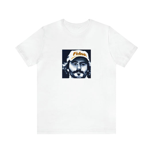 Luca Bottego, a male Italian streetwear designer from the 1990s. He gained fame through his innovative use of unexpected materials, combining them with bold branding to create unique pieces. His collections often featured oversized hoodies and tees-Tee