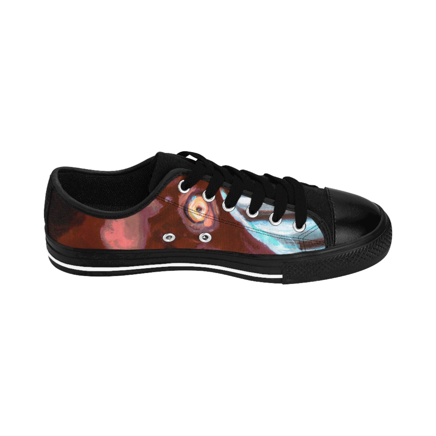 Manuel de Castro. He was born in 1525 in Madrid, Spain and was a master shoemaker known for his detailed and unique designs. He favored color blocking and intricate embroidery and was often commissioned to create custom shoes for royalty-low top