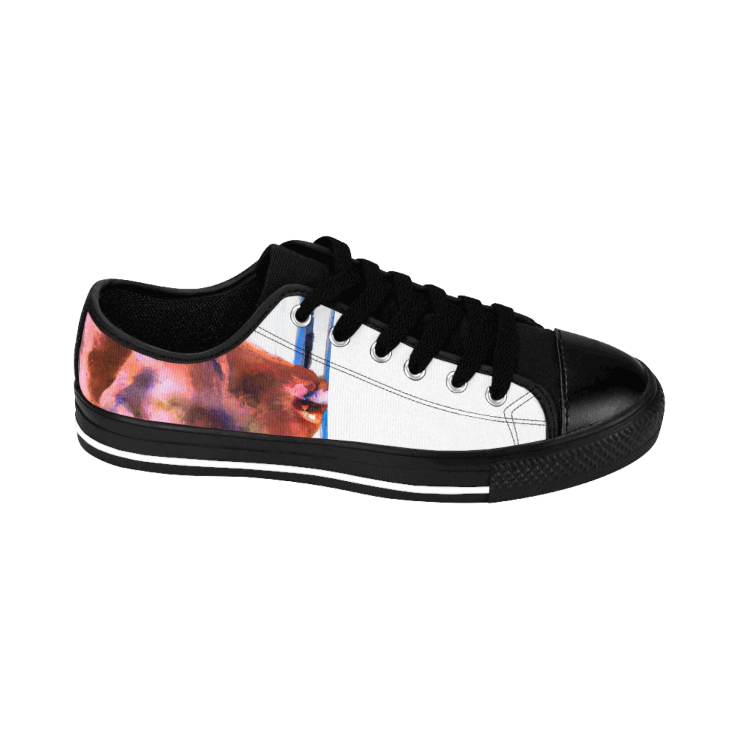 Aondea la Manzana, a female shoe designer from the 1500s in Spain. She was known for her daring and opulent shoe designs, creating stunning styles out of colorful silk and exotic animal skins. People of all classes desired her-low top