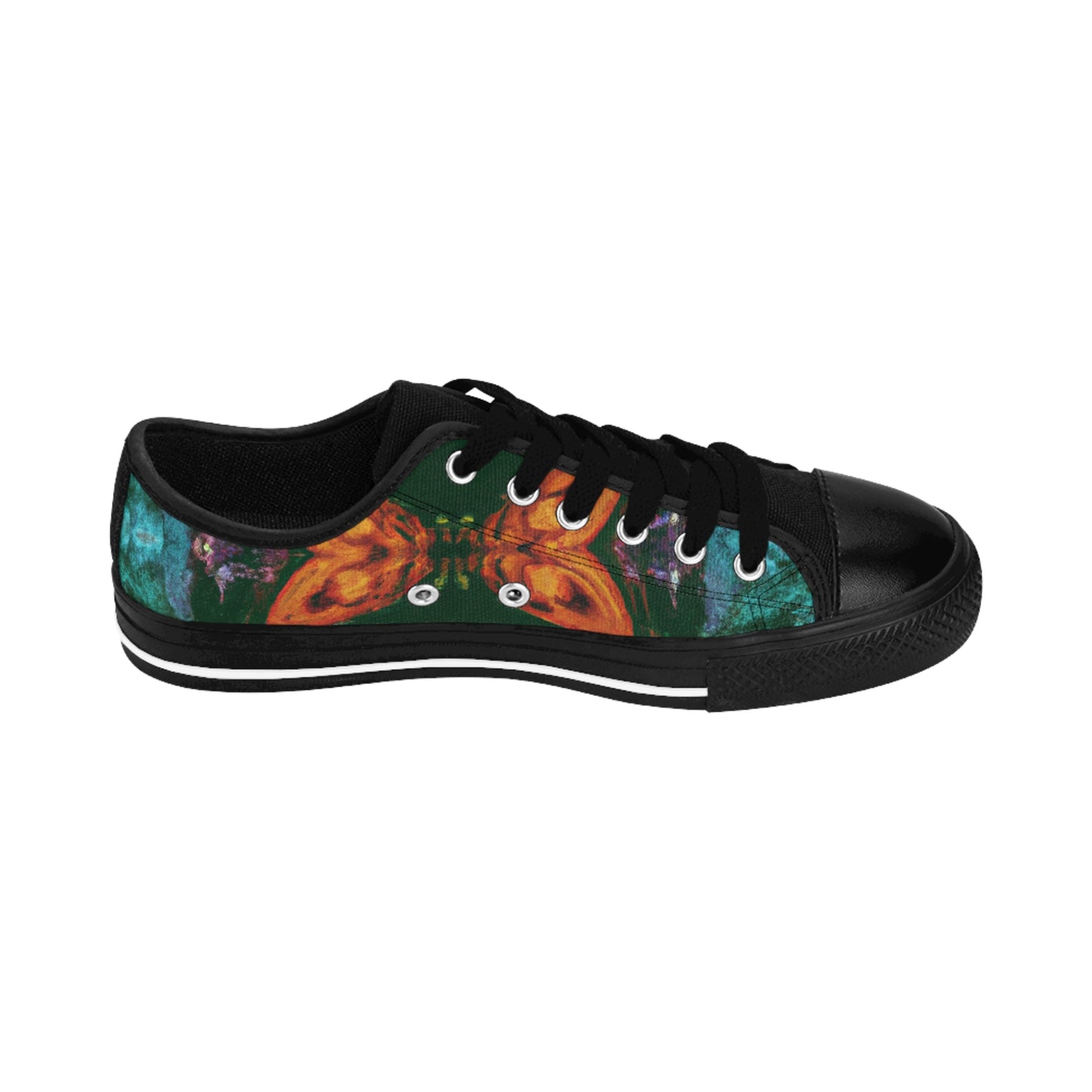Manuel de los Santos was a Spanish shoe designer, living in the 1500s. He was known for crafting exquisite and comfortable shoes, using the finest materials available, such as leather and velvet. He was dedicated to his craft and made sure-low top