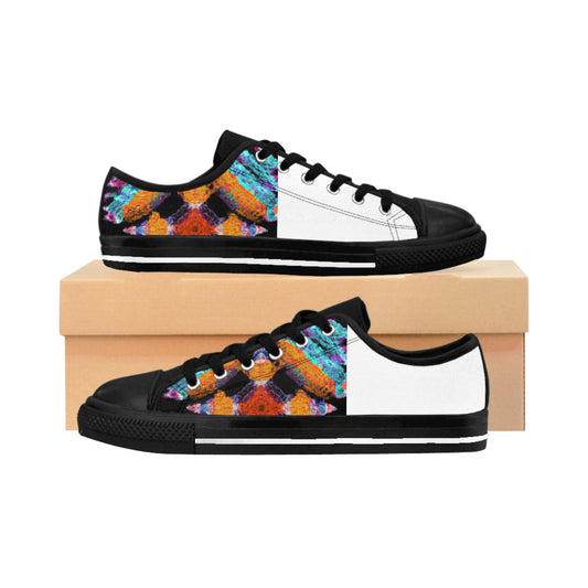 Leilani de la Iglesia was a revolutionary shoe designer from Spain in the 1500s. She championed the idea that shoes should not only be functional but also stylish, using her unique style of intricate embroidery and design to make-low top