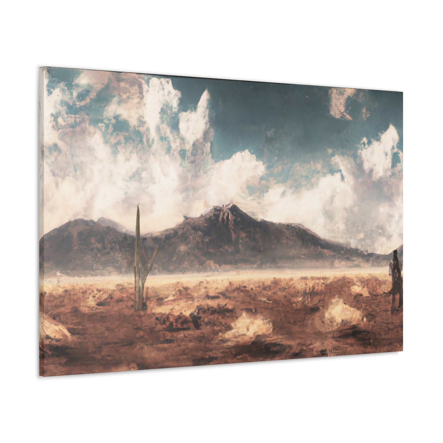 Curly Pricklywater-canvas