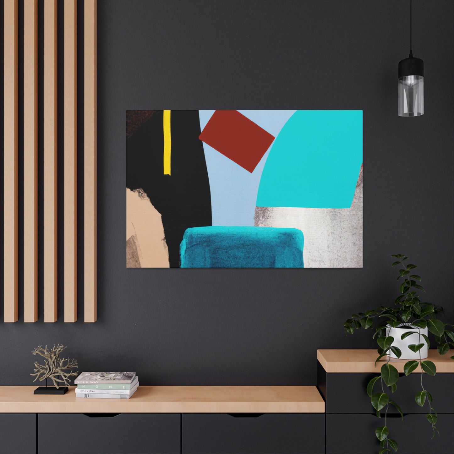 Varda Vermillion-canvas
