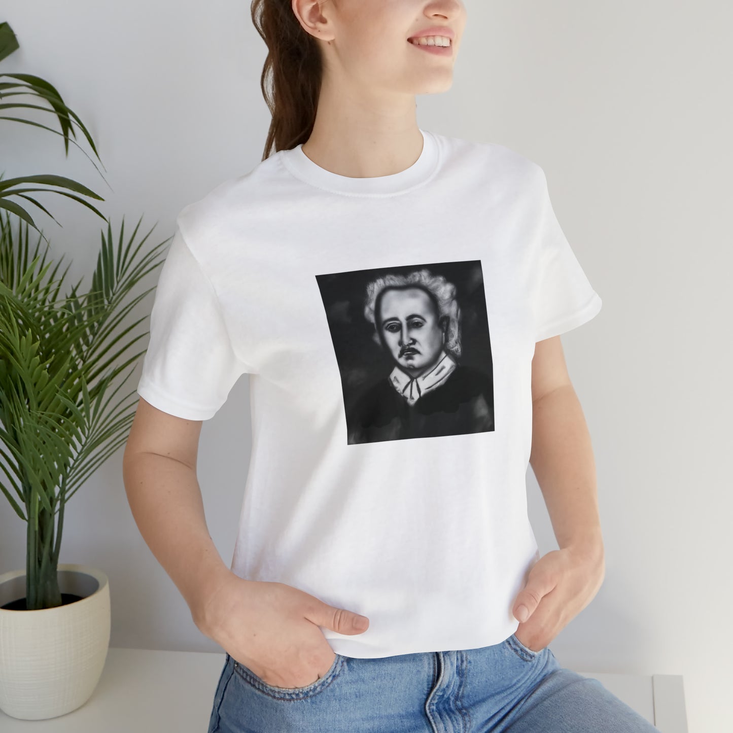 Gabriella Del Bianco is an Italian streetwear designer from the 1990s. She combines classic Italian style with bold, modern cuts to create fresh, unique designs. Her signature look features bright colors, bold patterns, and body-h-Tee
