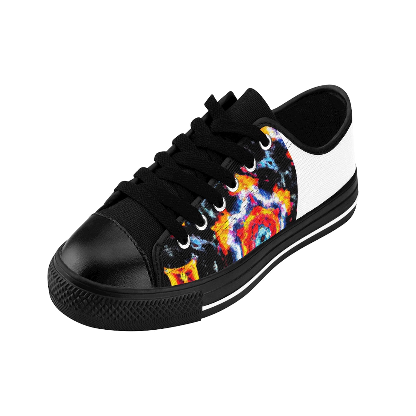 Cecilia Navarro, a female shoemaker from 16th century Spain. A talented artisan, Cecilia was known for her intricate hand-embroidery details and use of luxurious fabrics to craft beautifully crafted, one-of--low top