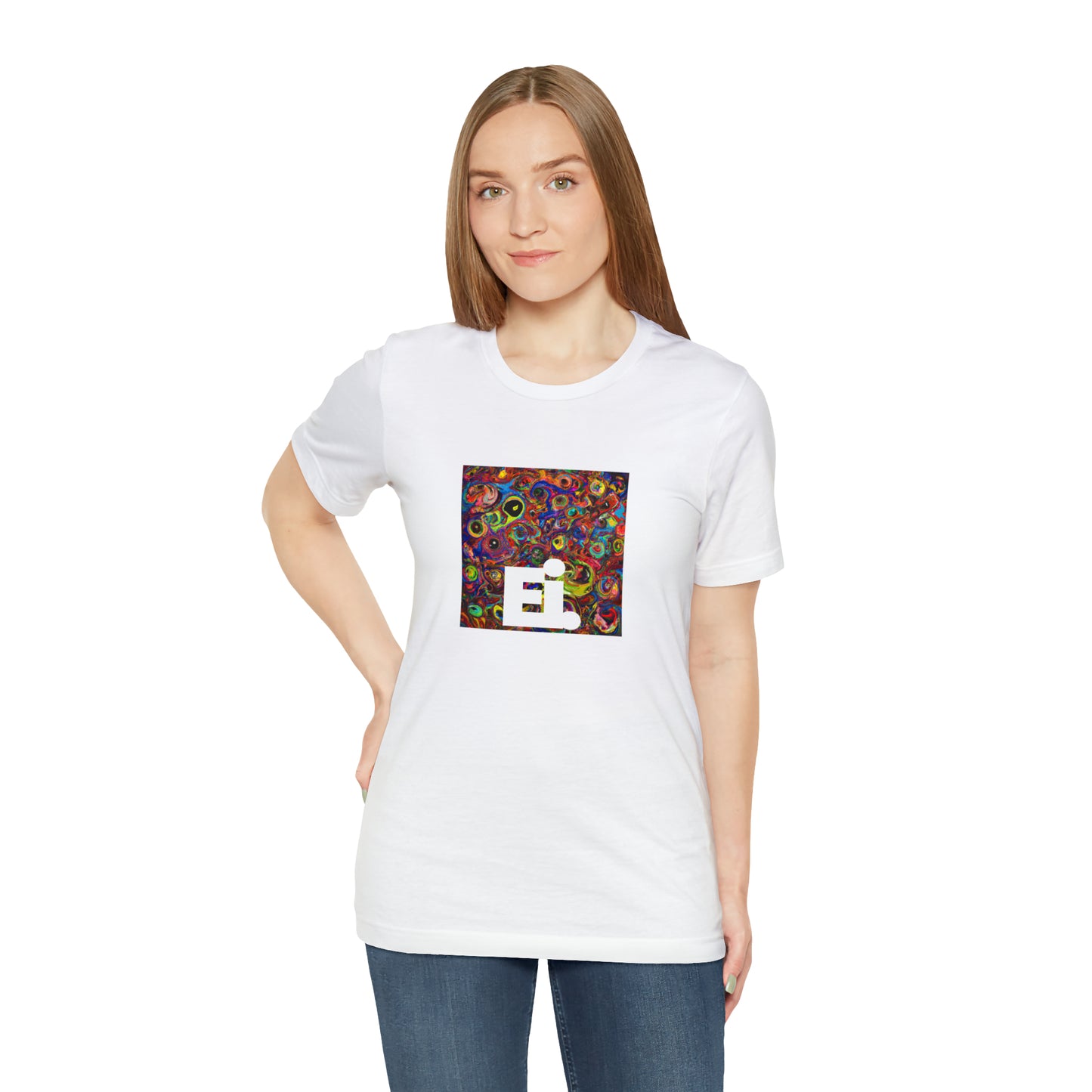 Giulietta Fabrizio, an Italian streetwear designer from the early 90s, is the mastermind behind the hugely popular G.F. Clothing line. Her designs are instantly recognizable: bold, bright colors, angular lines, and-Tee