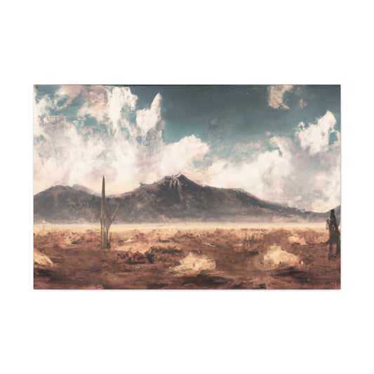 Curly Pricklywater-canvas