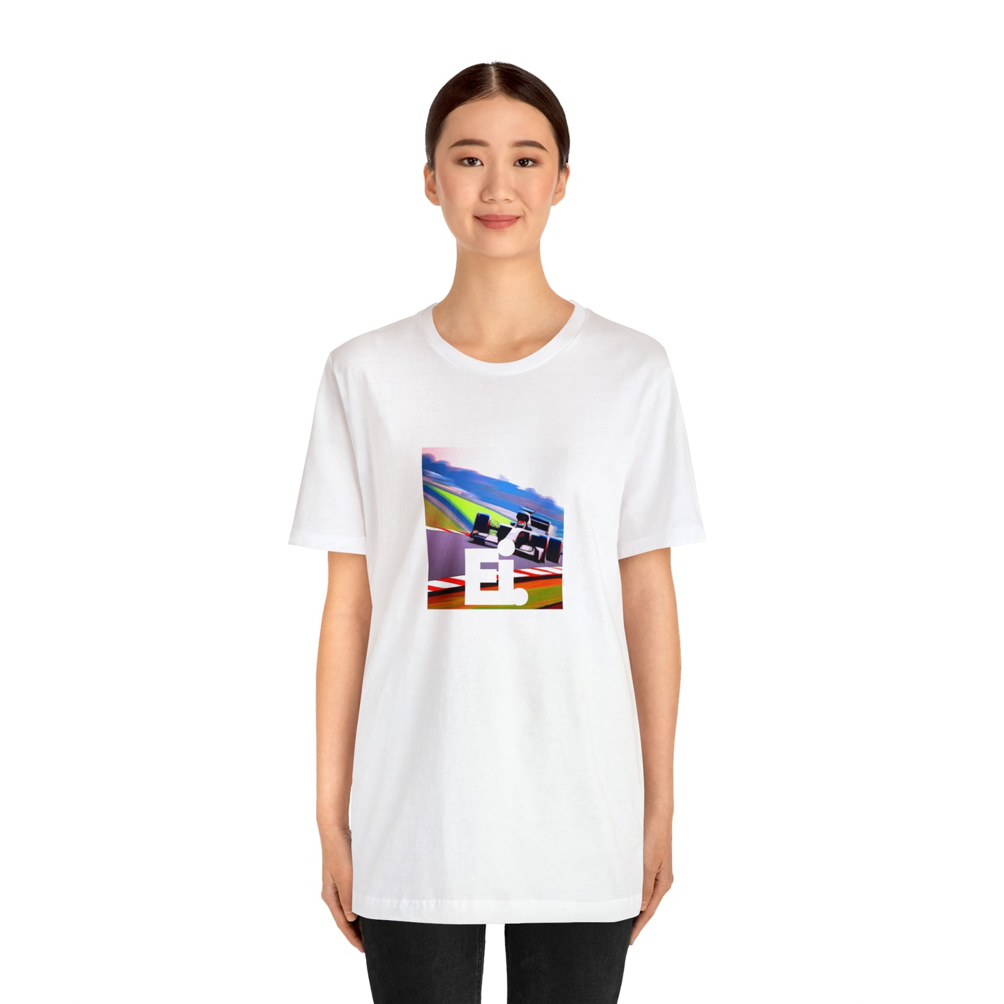 Alessia Santoro, an Italian streetwear designer from the 1990s. She gained notoriety for her bold use of bright colors, bold prints, and exaggerated silhouettes. Her creative eye for connecting fashion to culture made her pieces stand out-Tee