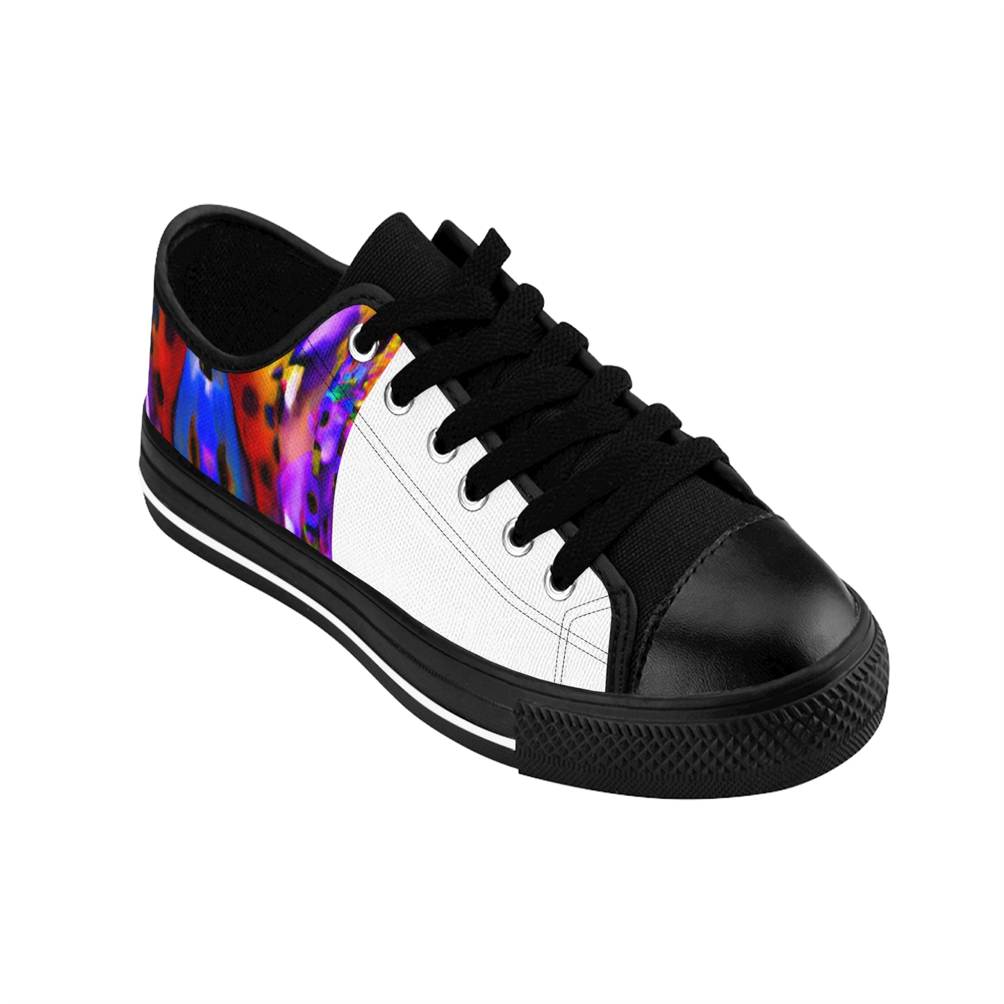 Miguel de Gómez, a 16th-century shoemaker from Seville, Spain. Inspired by the Moorish style of his time, Miguel created unique, colorful leather shoes, with intricate beading, embroidery-low top